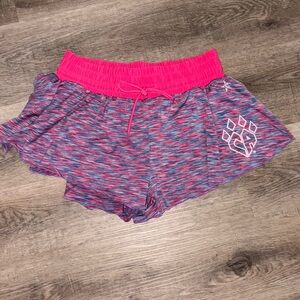 Women's Pink Cheer Atheltics Butterfly Shorts